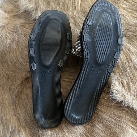 Jessica Simpson Leopard Rhinestone Sandals - Picture 2 of 4